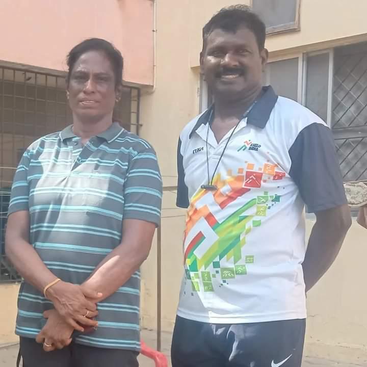 Usha Chechi at Training Camp