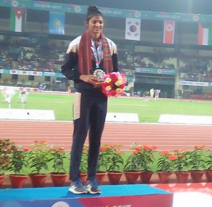 Nayana James' First International Medal