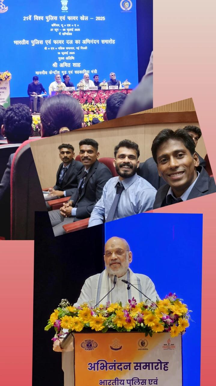 Vineeth Saseendran Honored by Union Minister