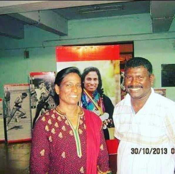 With Usha Chechi at Indian Camp