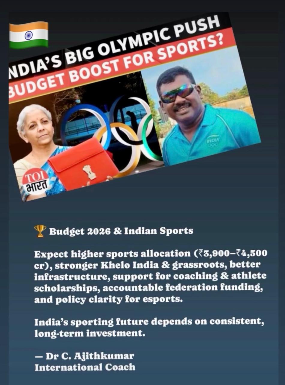 Union Budget 2026–27: Expectations from the Indian Sports Sector