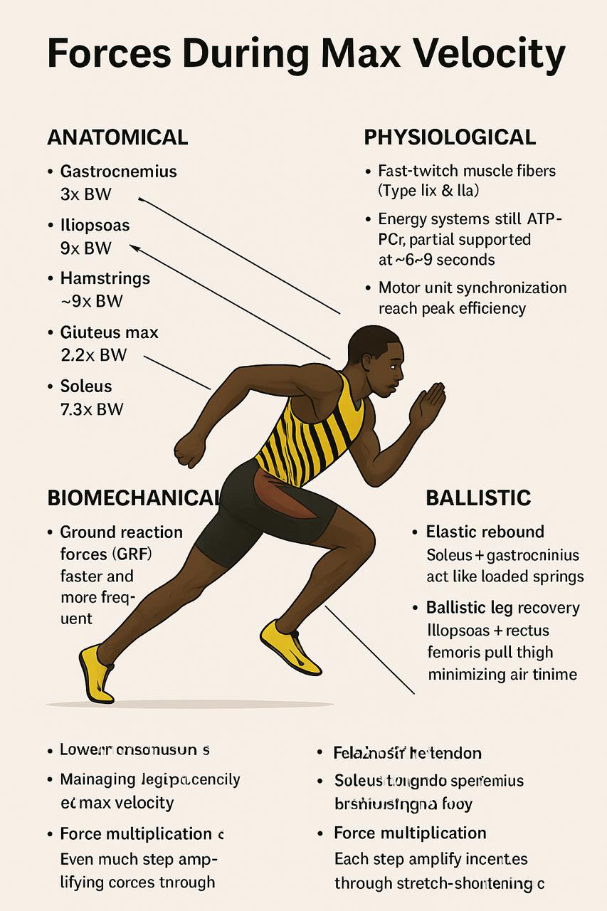 Forces During Max Velocity in Sprinting – The Science Behind Top Speed