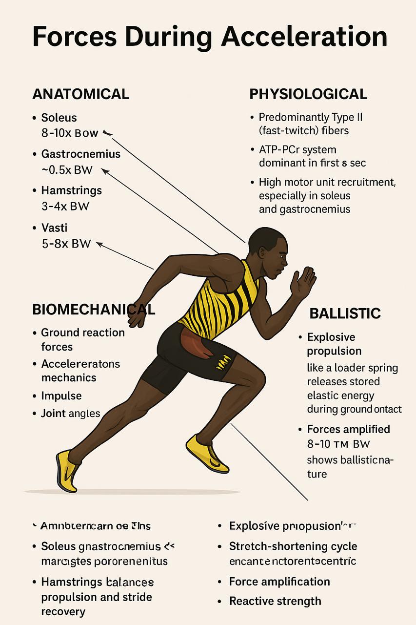 Forces During Acceleration in Sprinting – A Multi Perspective Analysis