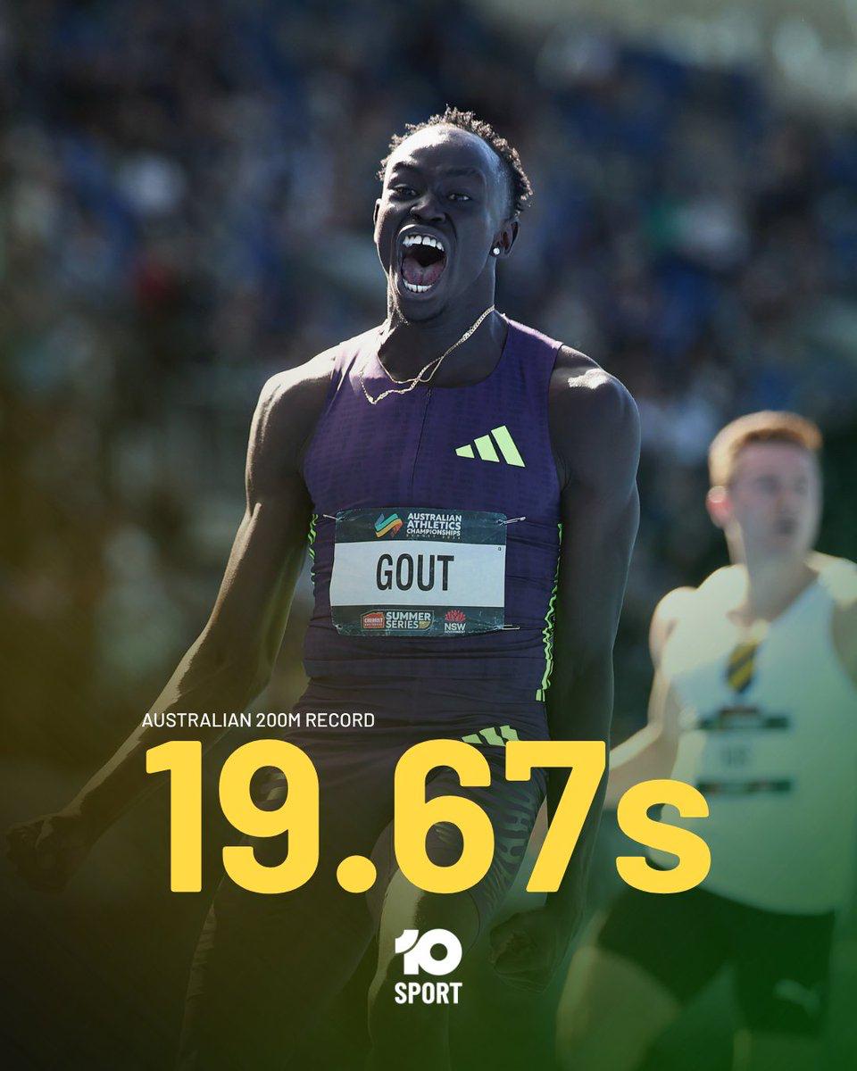 This 19.67 Run Shocked the World: Performance Analysis of Gout Gout’s Historic 200m Sprint